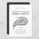 Search for round pizza invitations Simple