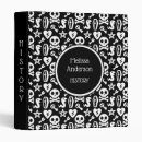 Search for white skull binders Halloween