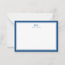 Search for blue border note cards Minimalist