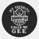 Search for badminton apparel stickers Shuttlecock