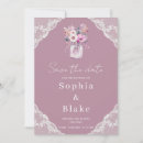 Recherche de country save the dates Boho