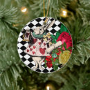 Search for white rabbit ornaments Vintage