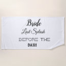 Search for bride beach towels Black and white