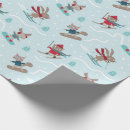 Search for snowboard wrapping paper Cute