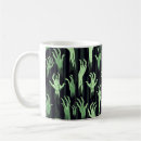 Search for zombie hands mugs Halloween