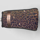 Search for cheetah golf head covers Black