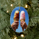 Search for ice cream cone ornaments Sundae