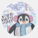 Recherche de pingouins mignons autocollants Neige