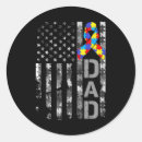 Search for autism awareness day stickers Dad
