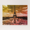 Recherche de la france vintage puzzles Tour eiffel