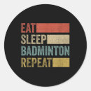 Search for funny badminton stickers Team