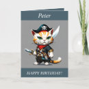 Search for pirate cats cards Skull