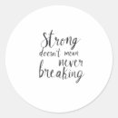 Search for strength quote stickers Resilience