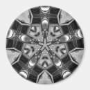 Recherche de gris foncé magnets Mandala