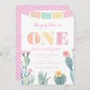 Search for desert succulents birthday invitations Girl