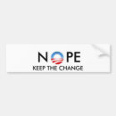 Search for nope bumper stickers Obama
