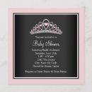 Recherche de tiara baby shower invitations Bébé