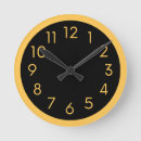 Recherche de noir jaune horloges Pour elle