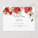 Search for poppy baby shower invitations Flowers