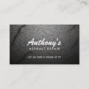 Search for road construction business cards Asphalt