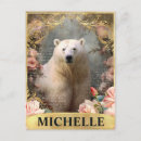 Search for bear pink postcards Watercolor