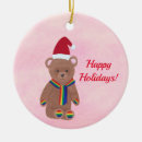 Search for pink teddy bear ornaments Cute