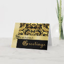 Search for damask christmas cards Gold