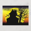 Search for halloween tree postcards Sunset