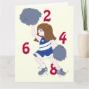 Search for cheerleader birthday cards Pom poms
