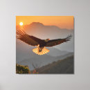 Search for flying eagle canvas prints Mountains