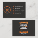 Search for carpenter business cards General maintenance