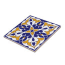 Search for blue yellow geometric pattern tiles Vintage