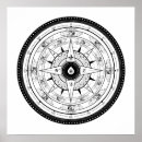 Recherche de rose boussole posters Blanc