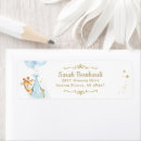 Search for blue glitter return address labels Gold stars