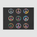 Search for peace sign tissue paper Retro
