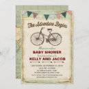 Search for vintage travel baby shower invitations Map