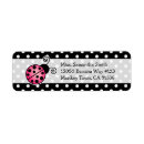 Search for cute ladybug return address labels Cartoon