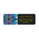 Search for stained glass return address labels Geometric