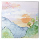 Recherche de montagnes carreaux Dessin