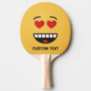 Recherche de visage souriant raquettes ping pong Jaune