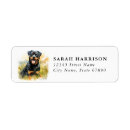Search for rottweiler return address labels Puppy