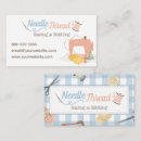 Search for machine embroidery business cards Seamstress