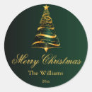 Search for golden tree stickers Merry christmas