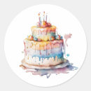 Search for birthday cake stickers Whimsical