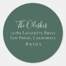 Search for hunter green return address labels Elegant