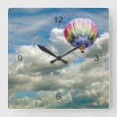 Search for hot air balloon clocks Flying