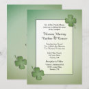 Recherche de gaélique invitations Shamrock