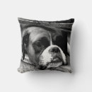 Search for boxer dog pillows White