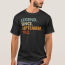 Search for legend since 1983 tshirts Years