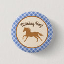 Search for birthday cowboy buttons Horse